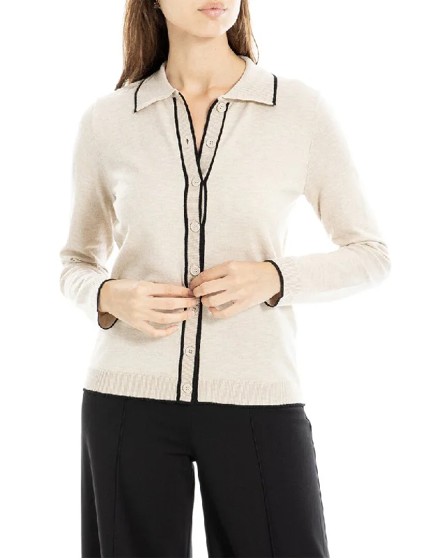 Max Studio Button Front Sweater