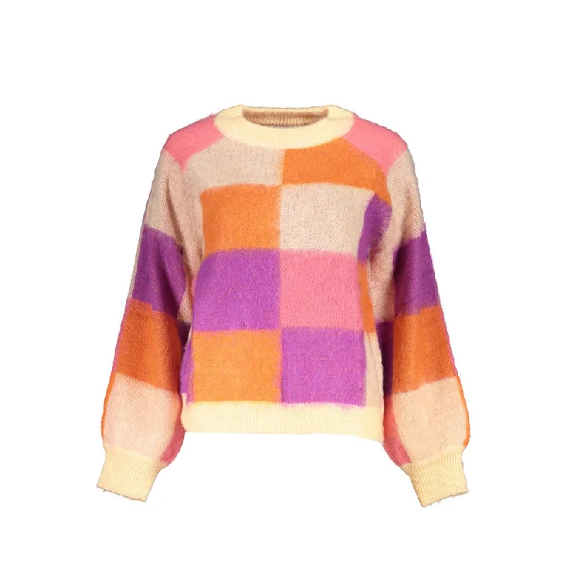 Desigual Chic  Contrast Crew Neck Women's Sweater