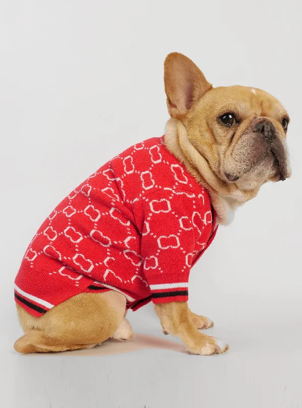 Candy Apple Dog Sweater