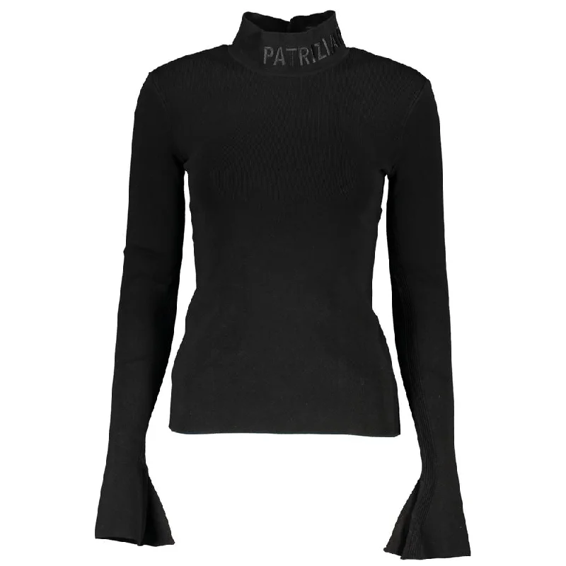 Patrizia Pepe Elegant Turtleneck Embroide Women's Sweater