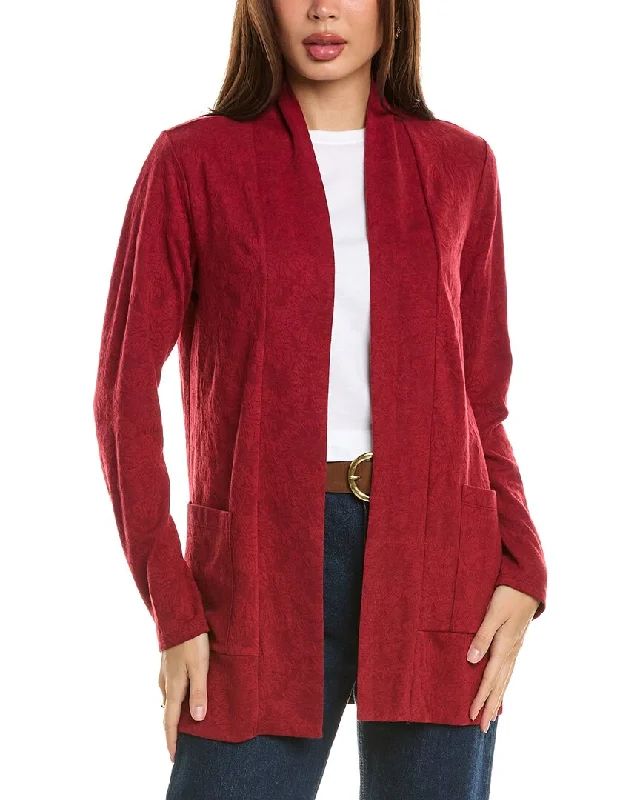 Bobeau Jacquard Cardigan