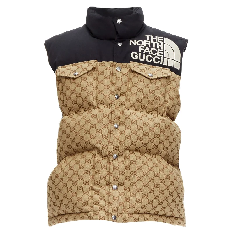 Gucci The North Face GG Monogram Padded Vest Jacket