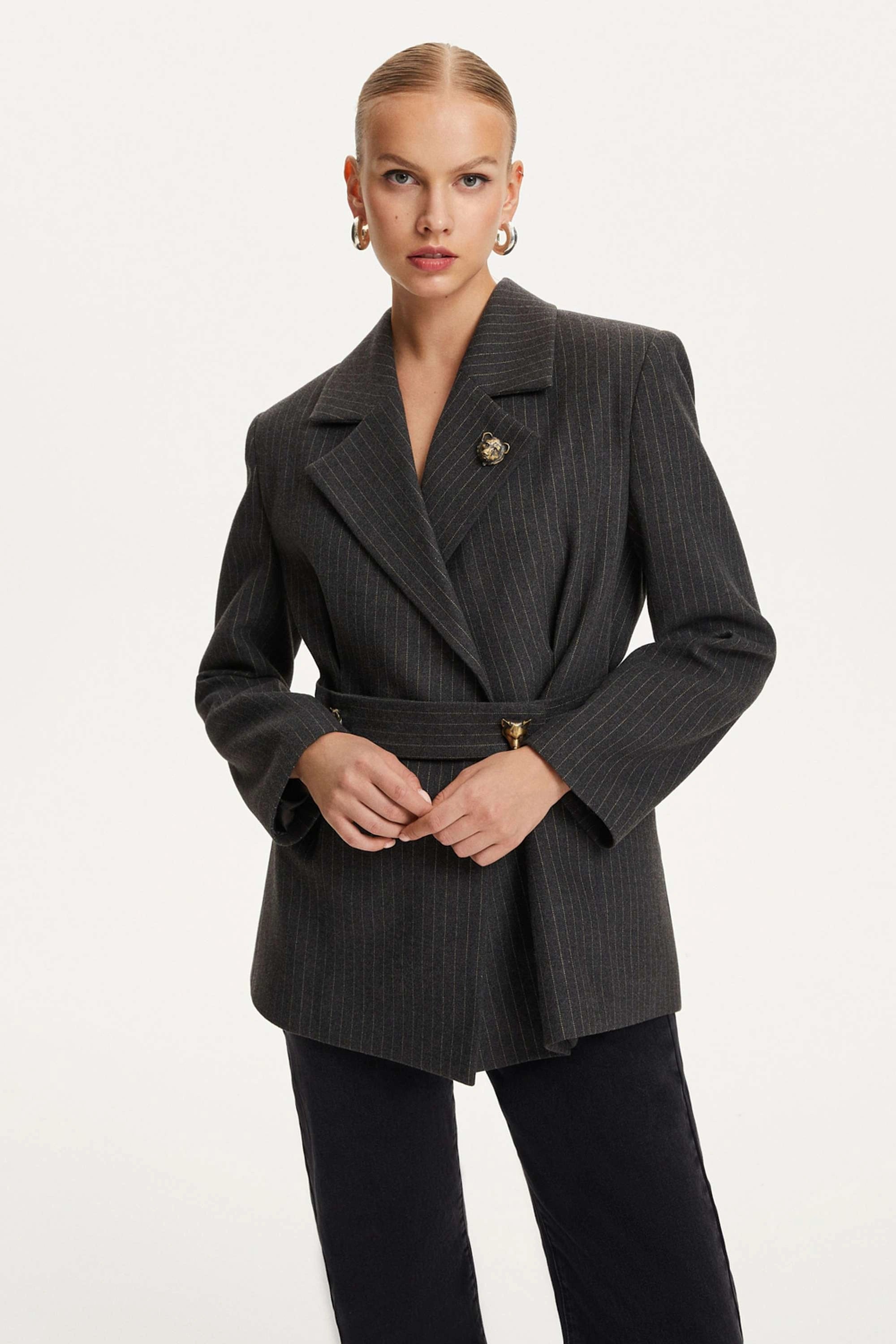 Striped Blazer Jacket (Final Sale)