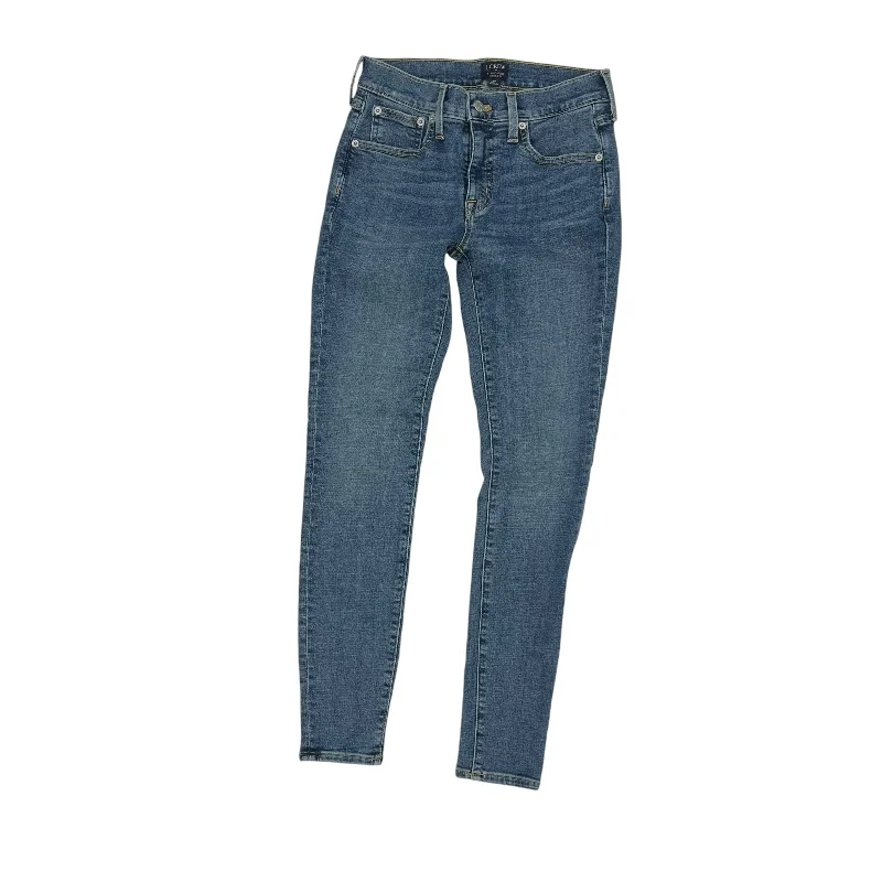 Jeans Skinny By J. Crew In Blue Denim, Size:2