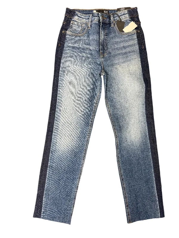 Jeans Straight By Kut In Blue Denim, Size: 2l