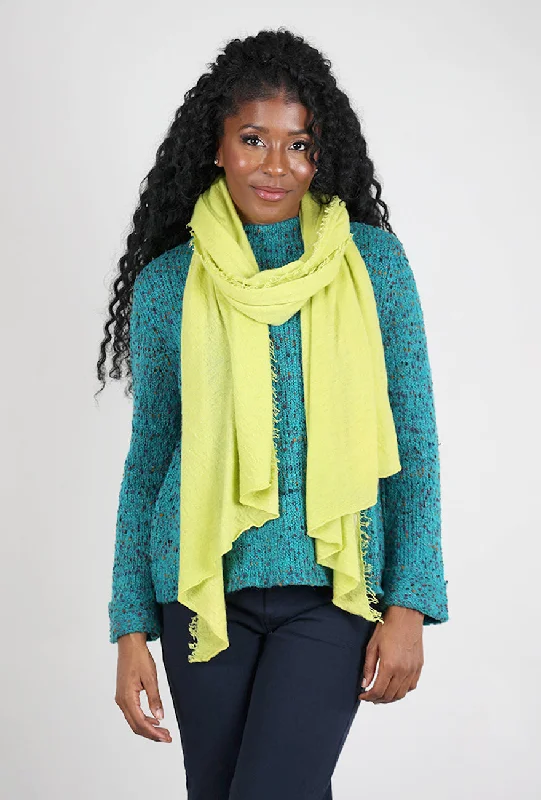 Love Cashmere Scarf, Lime