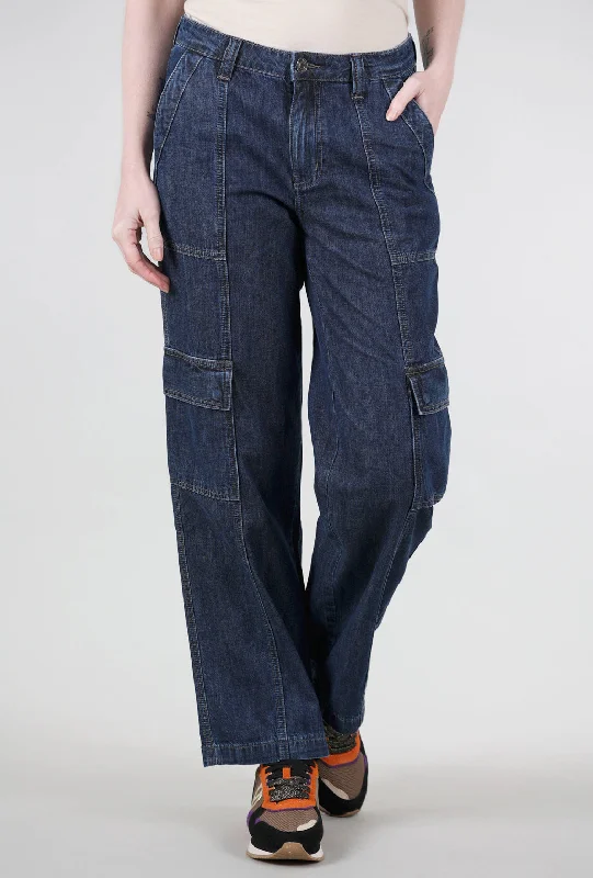 Lightweight Cargo Denim, Elysian Blue