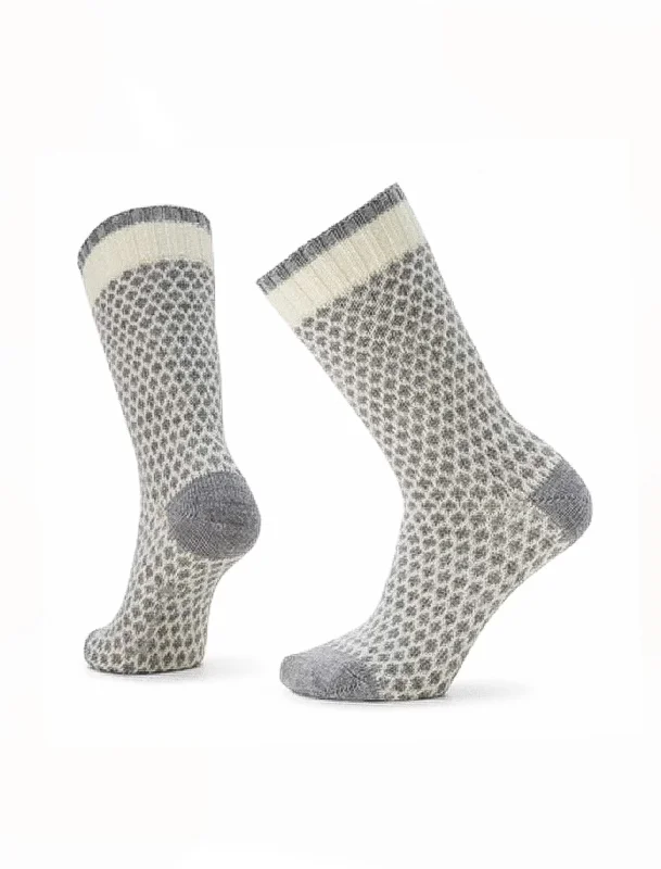 Everyday Popcorn Polka Dot Crew Socks, Natural