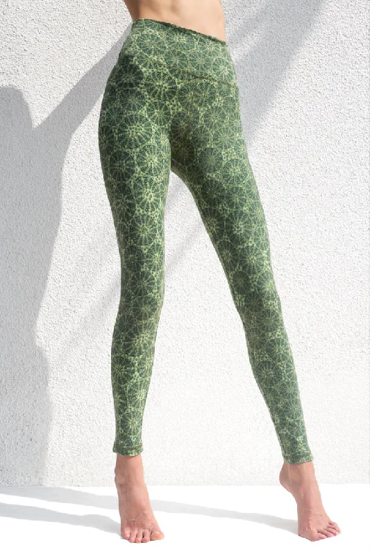 Coral Leggings - Green Olive