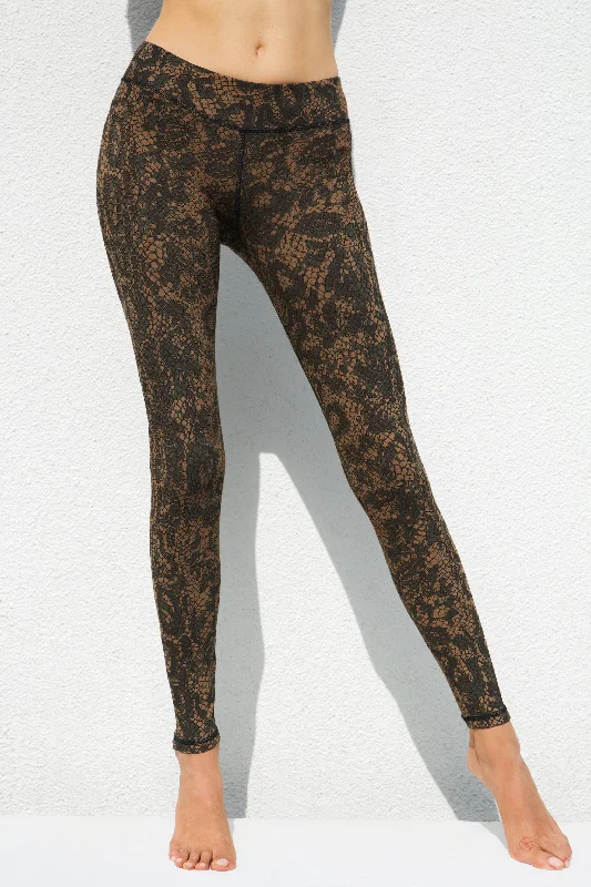 Dragon Leggings - Brown