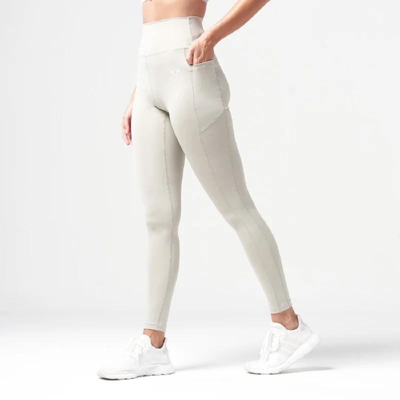 Essential High Waisted Leggings 27"  - Willow Grey