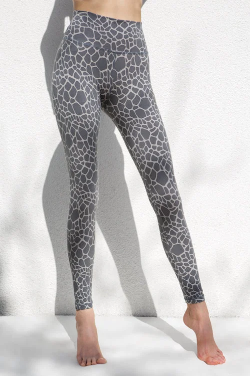 Giraffe Leggings - Grey