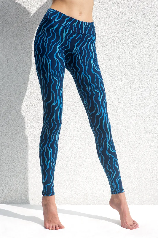 Lionfish Leggings - Blue