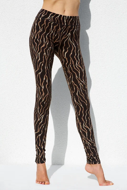 Lionfish Leggings - Brown