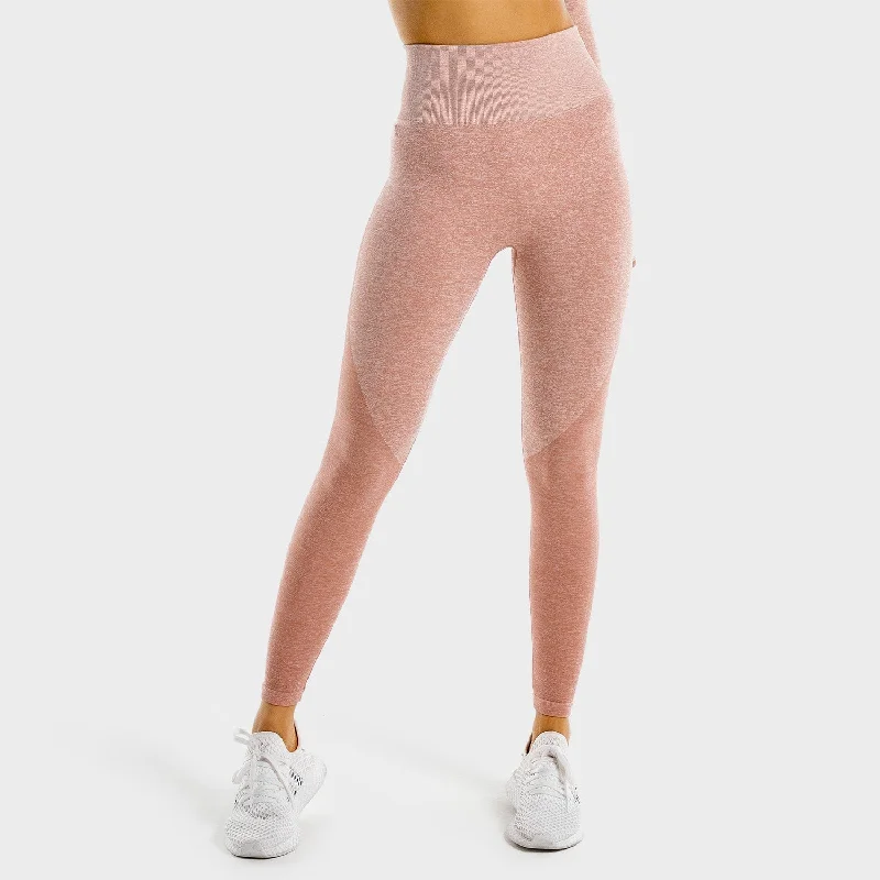 Marl Seamless Leggings - Rose Gold