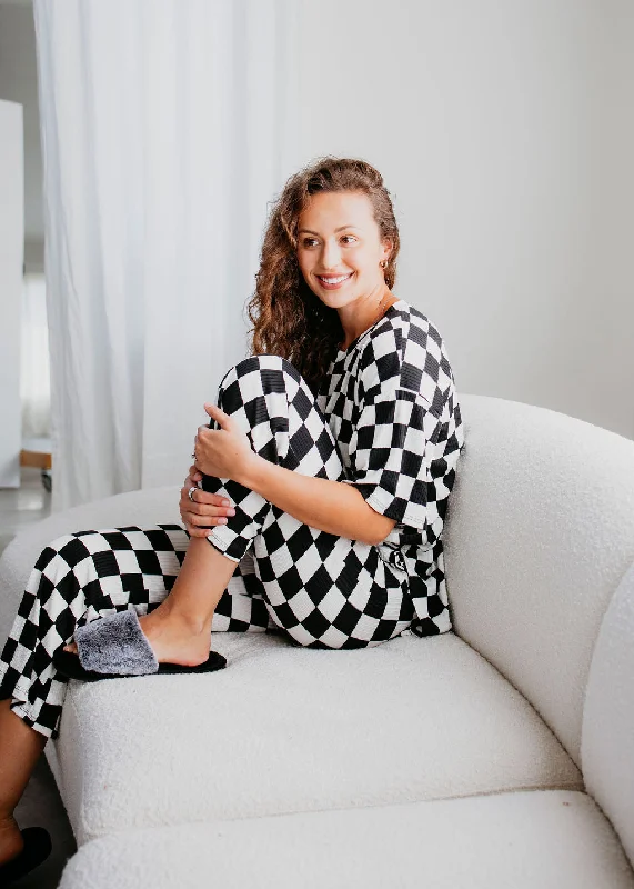 Orion Checkered Pant Set