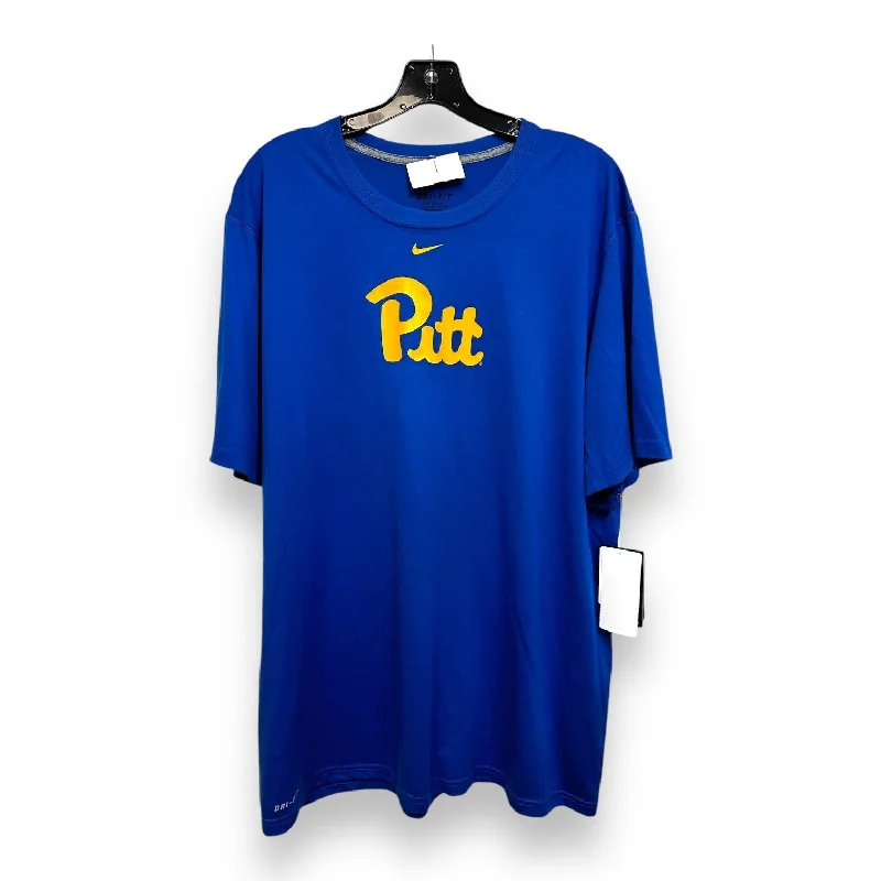 PITT Top Short Sleeve By Nike Apparel In Sports Team, Size: Xl