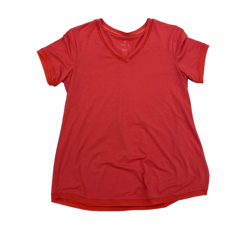 RED ATHLETIC TOP SS by TANGERINE Size:M