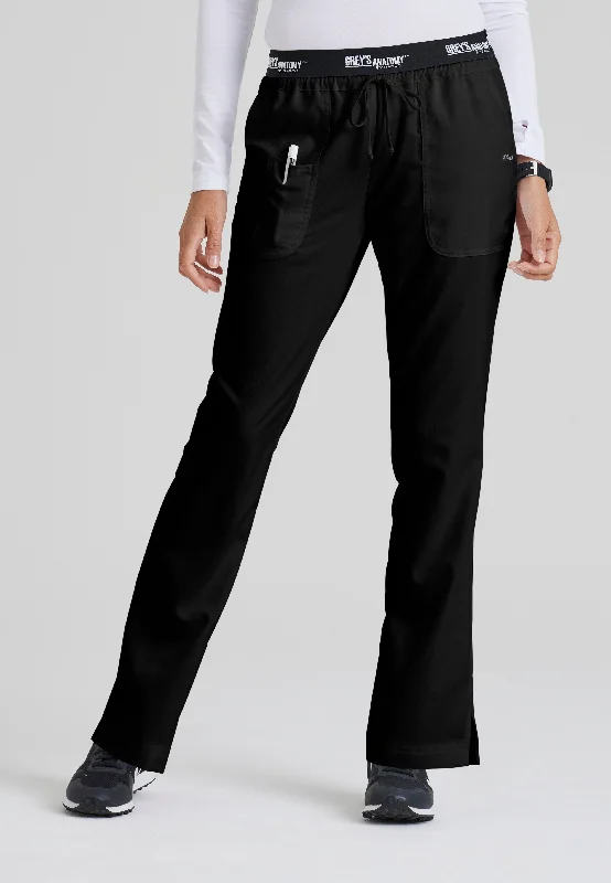 Aubrey 3-Pocket Low-Rise Flared Leg Scrub Pant