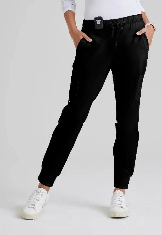 Kira 5-Pocket Mid-Rise Jogger Scrub Pant