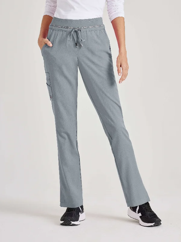 Serena 7-Pocket Mid-Rise Tappered Leg Scrub Pant