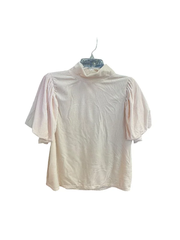 Top Short Sleeve By Free People In Pink, Size: M