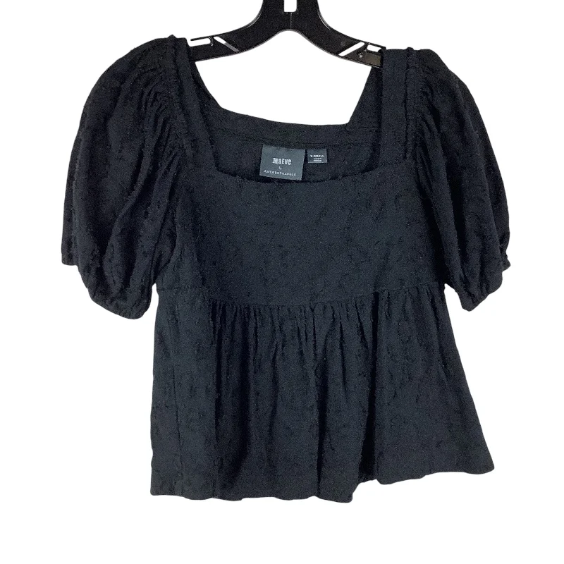 Top Short Sleeve By Maeve In Black, Size: Xs