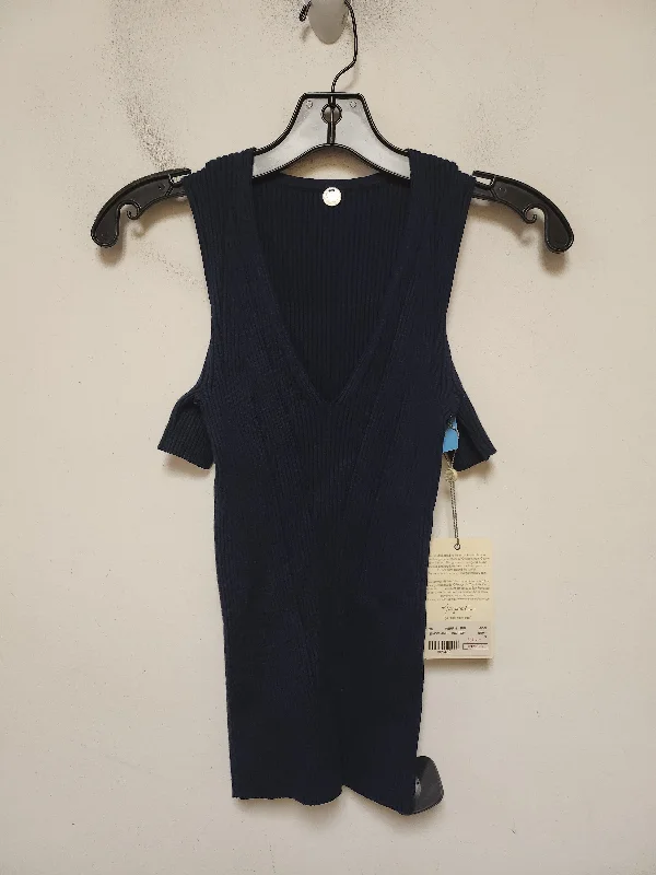 Top Short Sleeve By Margaret Oleary In Blue, Size: S