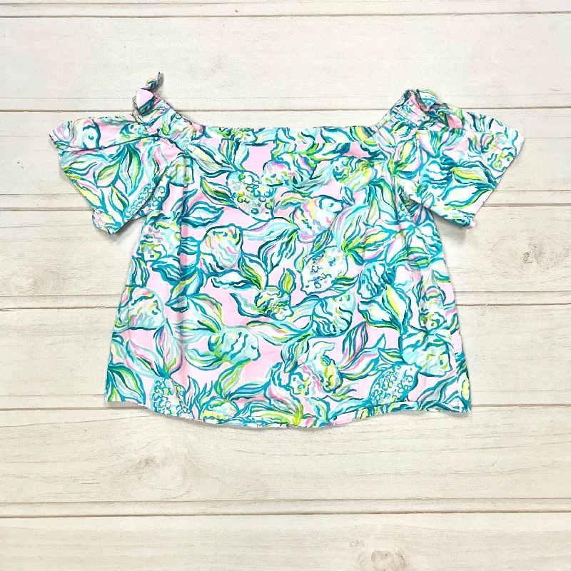 Top Short Sleeve Designer By Lilly Pulitzer  Size: S