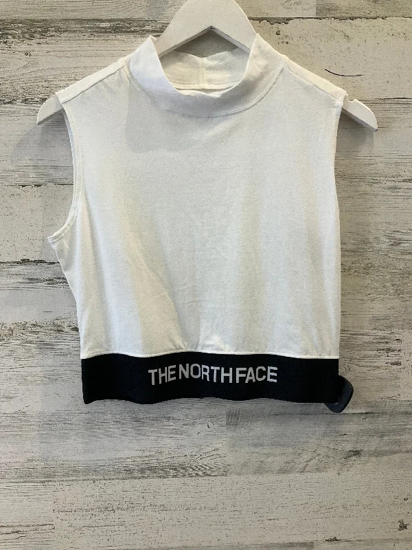 White Athletic Top Short Sleeve The North Face, Size S