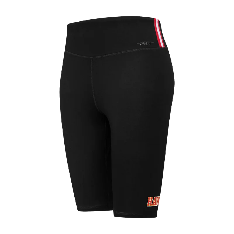 NBA ATLANTA HAWKS CLASSIC WOMEN'S BIKE SHORT (BLACK)