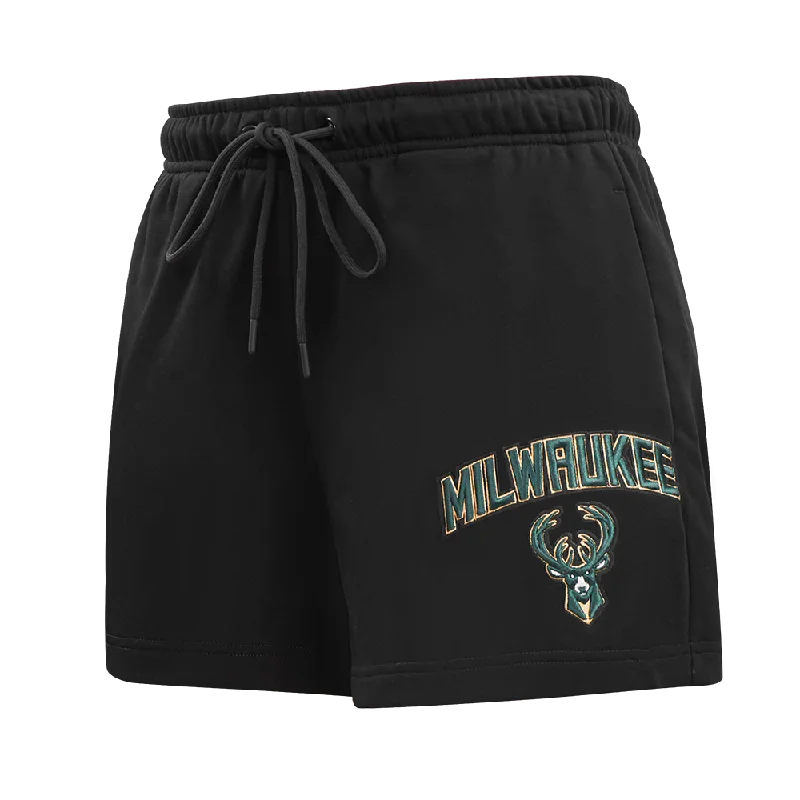 NBA MILWAUKEE BUCKS CLASSIC WOMEN'S SHORT (BLACK)