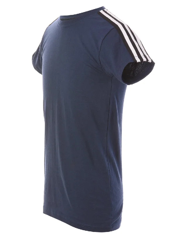 Reworked Jared Three Stripe Shoulder T-shirt - XS