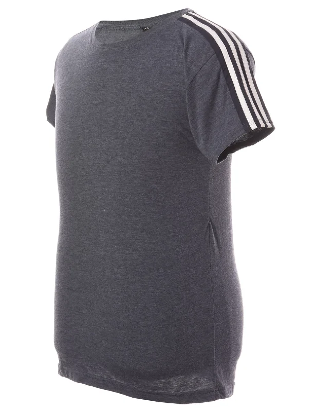 Reworked Jared Three Stripe Shoulder T-shirt - XS