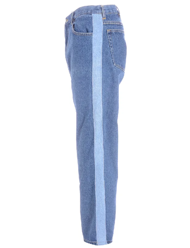 Reworked Jason Contrast Side Panel Jeans - W34