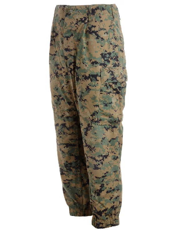 Reworked Kim Camo Trousers - W27