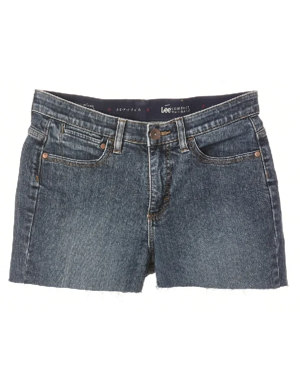 Reworked Molly Frayed Denim Shorts - W29