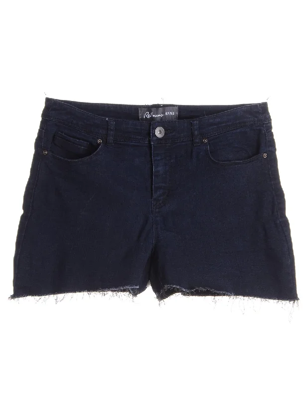 Reworked Molly Frayed Denim Shorts - W28