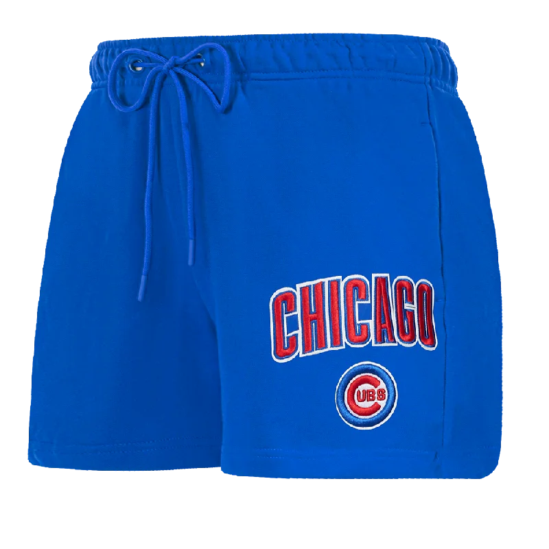 MLB CHICAGO CUBS CLASSIC WOMEN'S FLC SHORT (ROYAL BLUE)