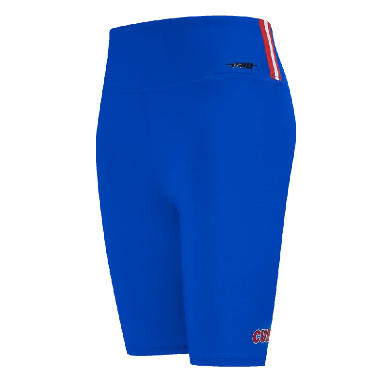 MLB CHICAGO CUBS CLASSIC WOMEN'S CTN BIKE SHORT (ROYAL BLUE)