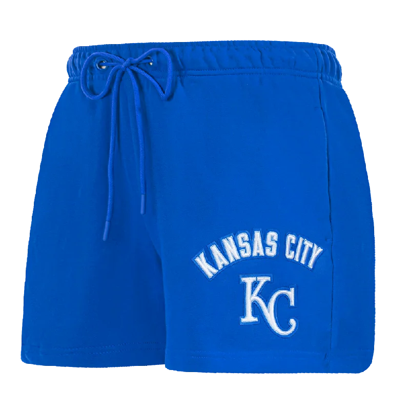 MLB KANSAS CITY ROYALS CLASSIC WOMEN'S FLC SHORT (ROYAL BLUE)