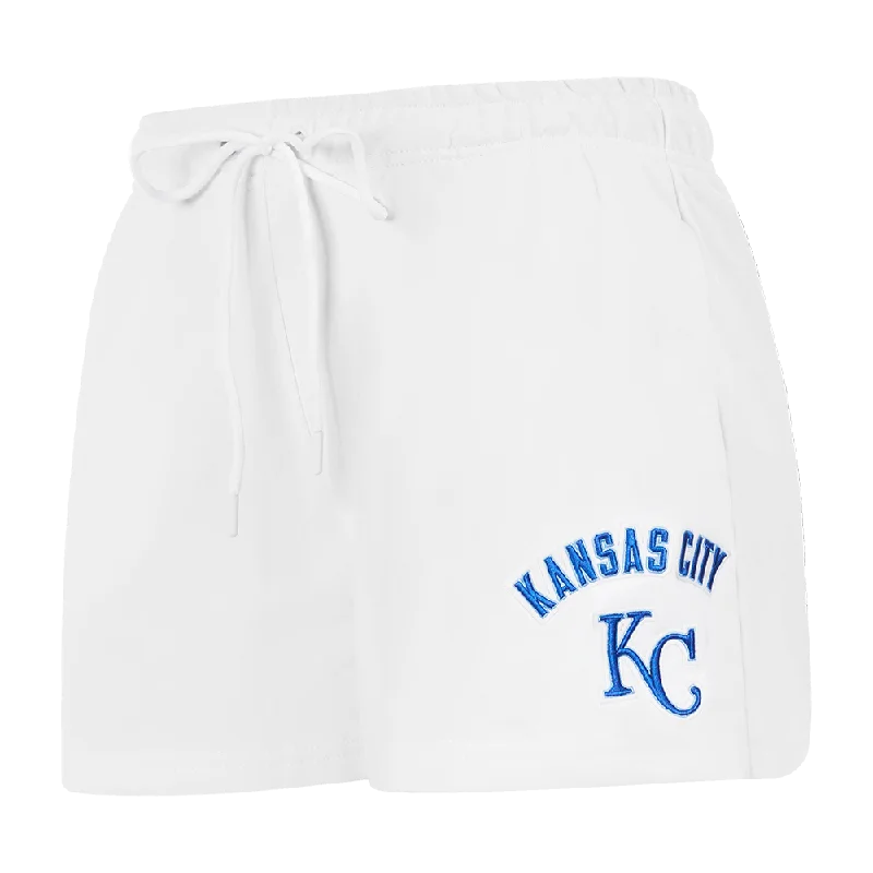 MLB KANSAS CITY ROYALS CLASSIC WOMEN'S FLC SHORT (WHITE)