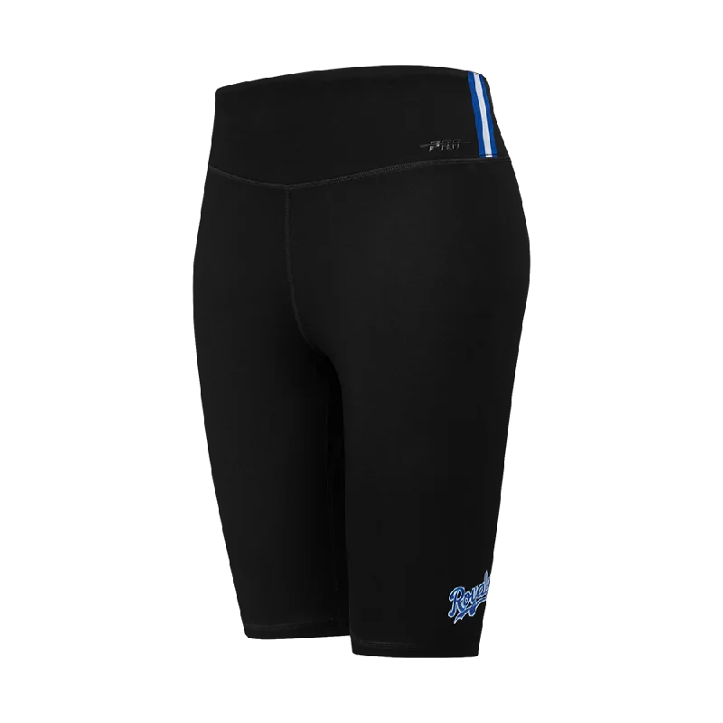 MLB KANSAS CITY ROYALS CLASSIC WOMEN'S CTN BIKE SHORT (BLACK)