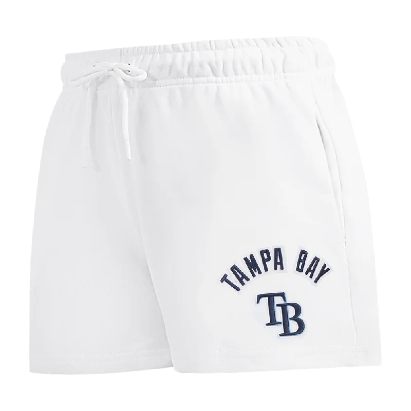 MLB TAMPA BAY RAYS CLASSIC WOMEN'S FLC SHORT (WHITE)