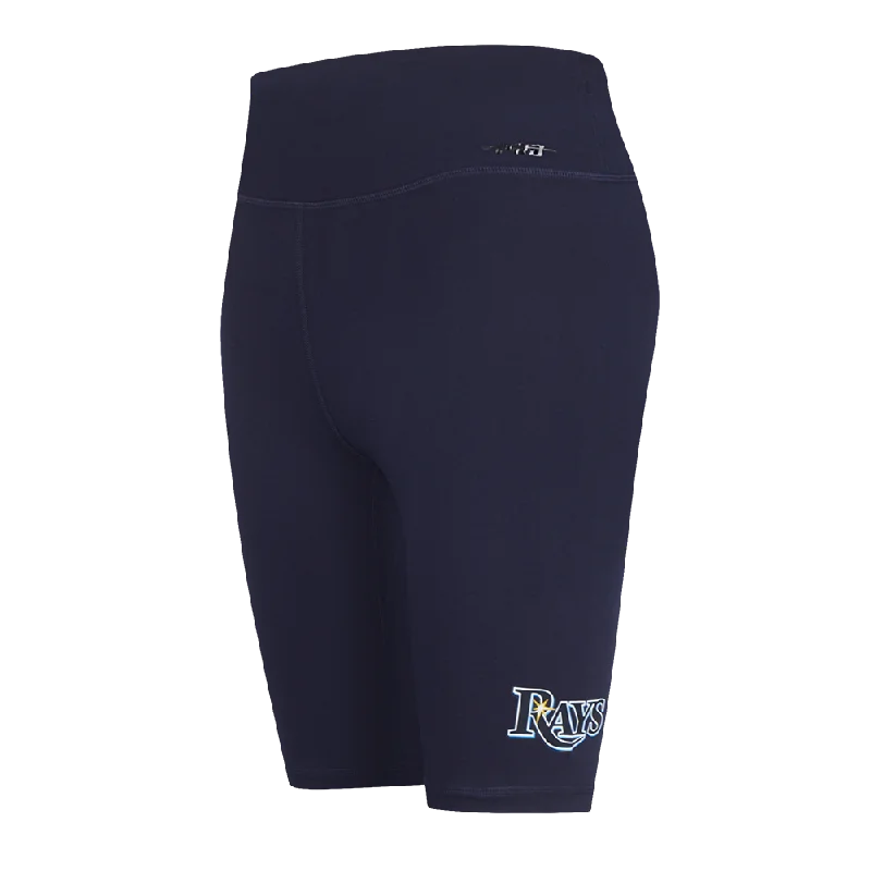 MLB TAMPA BAY RAYS CLASSIC WOMEN'S CTN BIKE SHORT (MIDNIGHT NAVY)