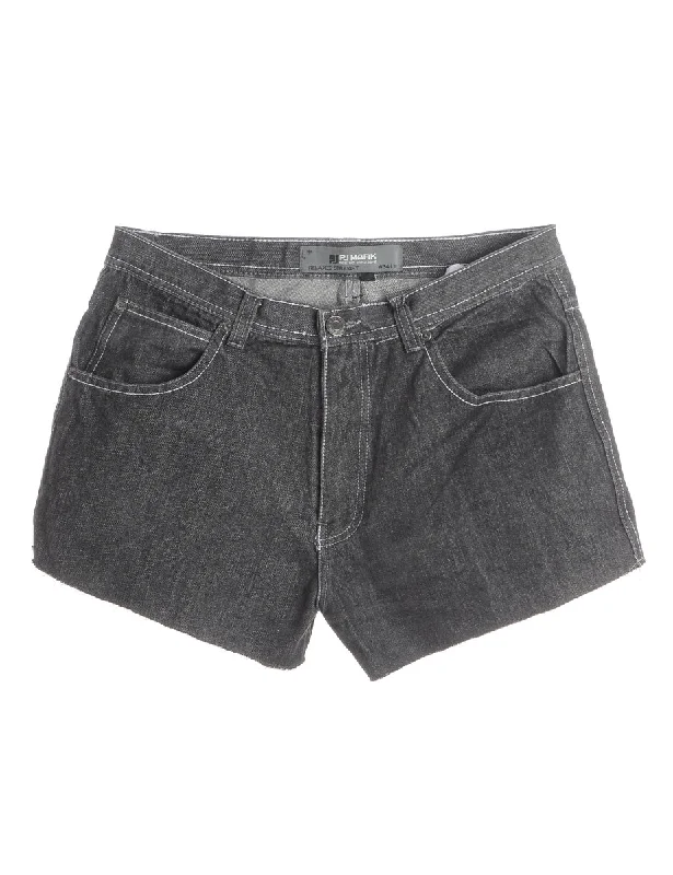 Reworked Molly Frayed Denim Shorts - W33