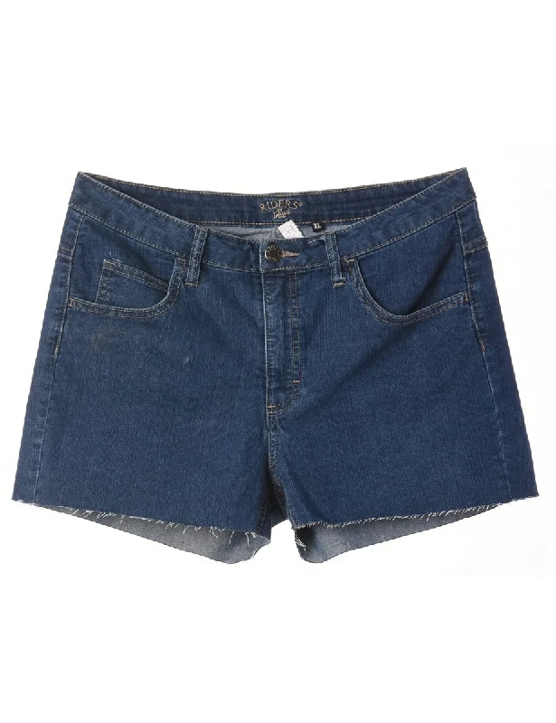 Reworked Molly Frayed Denim Shorts - W34