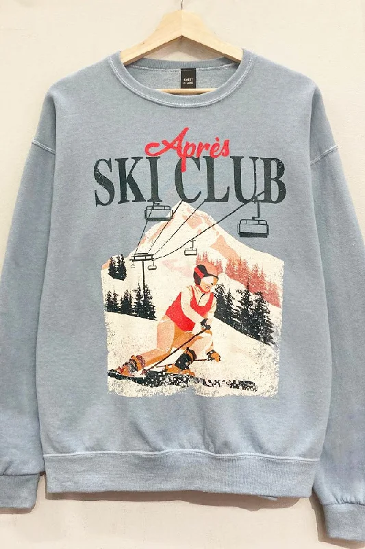 Ski Club Graphic Sweatshirt S-XL