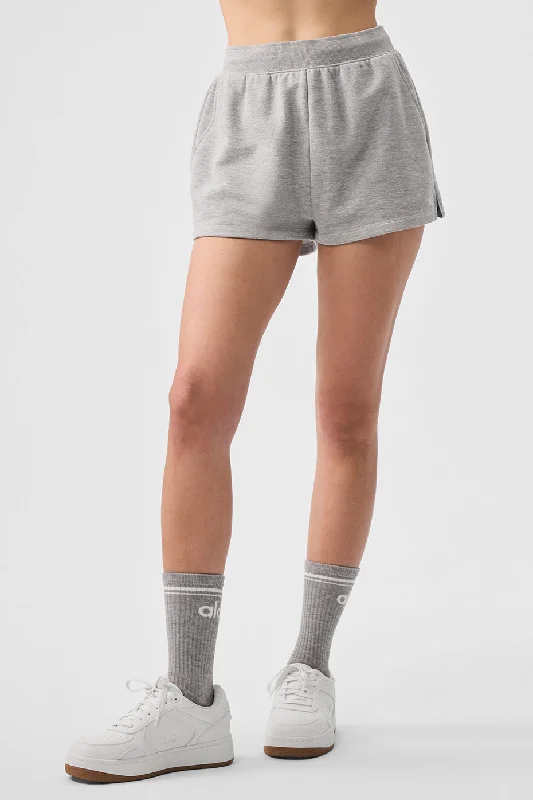 Low Key Sweat Short - Athletic Heather Grey